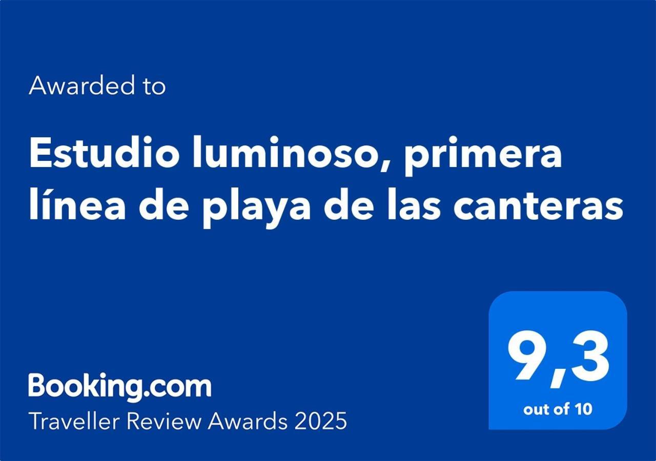 Estudio Luminoso, Primera Linea De Playa De Las Canteras 라스팔마스 외부 사진